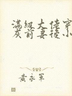 满级大佬穿成炮灰前妻后小说