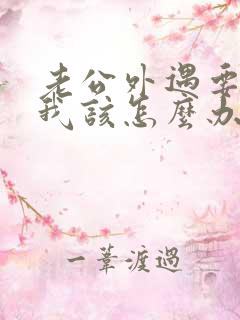 老公外遇要离婚我该怎么办