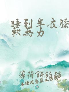 睡到半夜膝盖酸软无力