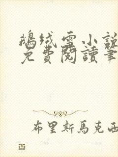 鹅绒雪小说全文免费阅读笔趣阁