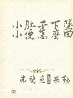 小肚子下坠总想小便怎么回事