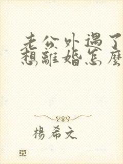 老公外遇了我不想离婚怎么办