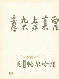 睾丸上有白色疙瘩不疼不痒