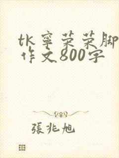 tk宁荣荣脚心作文800字