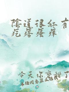 阴道很红有红泡疙瘩瘙痒