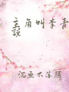 主角叫李青的小说