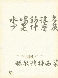 水喝的很多尿很少是什么原因