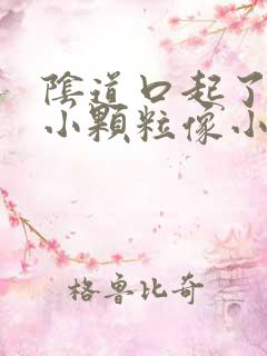 阴道口起了好多小颗粒像小米粒