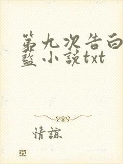 第九次告白纪幼蓝小说txt