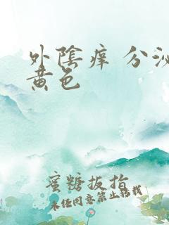 外阴痒 分泌物黄色