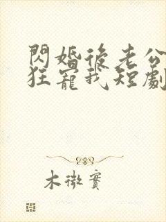 闪婚后老公每天狂宠我短剧