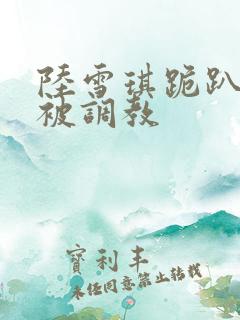 陆雪琪跪趴淫辱被调教