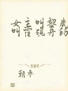 女主叫黎岁男主叫霍砚舟的小说