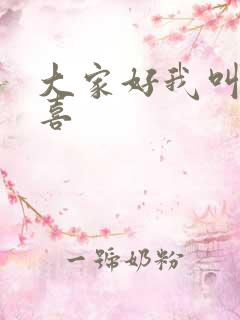 大家好我叫林小喜