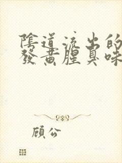 阴道流出的液体发黄腥臭味用什么药