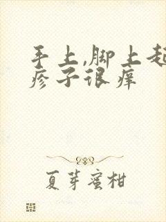 手上,脚上起红疹子很痒