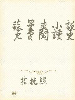 苏曼爽小说全文免费阅读更新时间