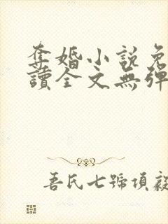 夺婚小说免费阅读全文无弹窗