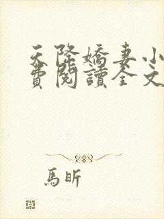 天降娇妻小说免费阅读全文