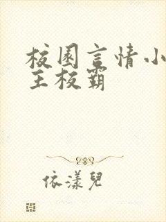 校园言情小说男主校霸