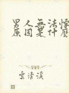 男人无法悖起的原因是什么