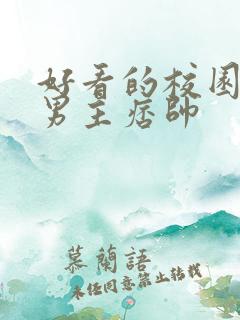 好看的校园小说男主痞帅