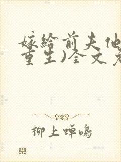 嫁给前夫他哥(重生)全文免费阅读