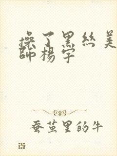 操了黑丝美女老师杨宇