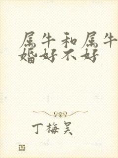 属牛和属牛人结婚好不好