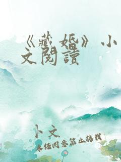 《藏婚》小说全文阅读