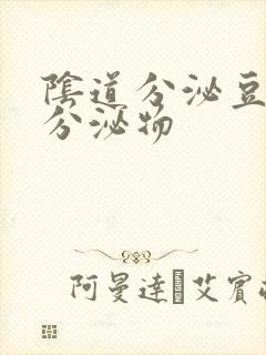 阴道分泌豆腐渣分泌物