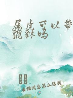 属虎可以带朱砂貔貅吗