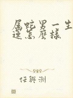 属蛇男一生的命运怎么样