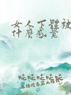 女人下体被舔是什么感觉