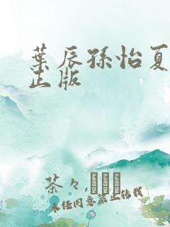 叶辰孙怡夏若雪正版