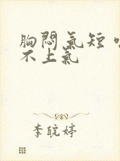 胸闷 气短 喘不上气