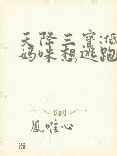 天降三宝:低调妈咪想逃跑