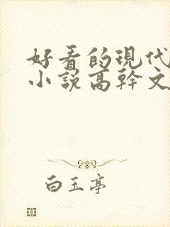 好看的现代言情小说高干文