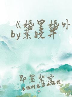 《婚里婚外》 by叶晓井