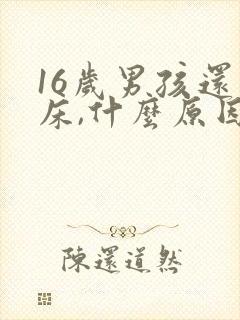 16岁男孩还尿床,什么原因?