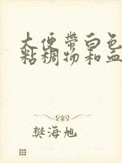 大便带白色脓性粘稠物和血