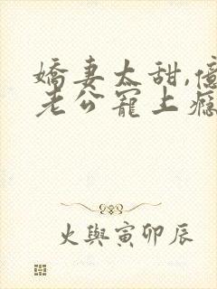 娇妻太甜,亿万老公宠上瘾