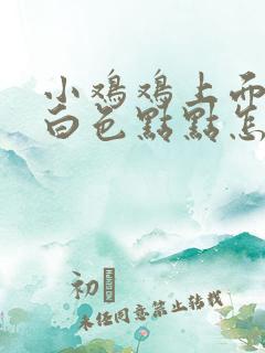 小鸡鸡上面长了白色点点怎么回事