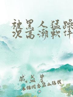 被黑人猛躁12次高潮软件