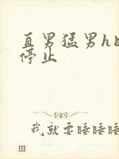 直男猛男h时间停止