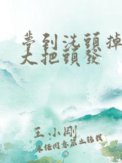 梦到洗头掉了一大把头发