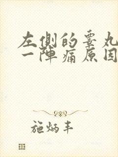 左侧的睾丸一阵一阵痛原因