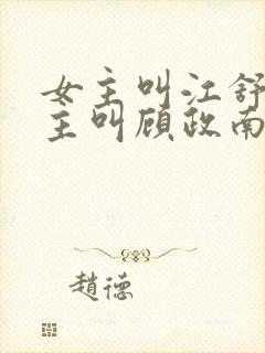 女主叫江舒棠男主叫顾政南的小说