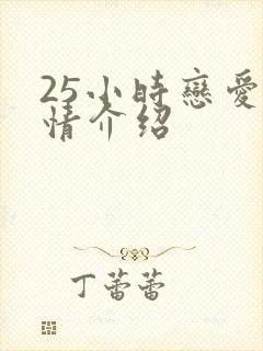 25小时恋爱剧情介绍