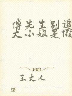 傅先生别追了,大小姐是假的剧情